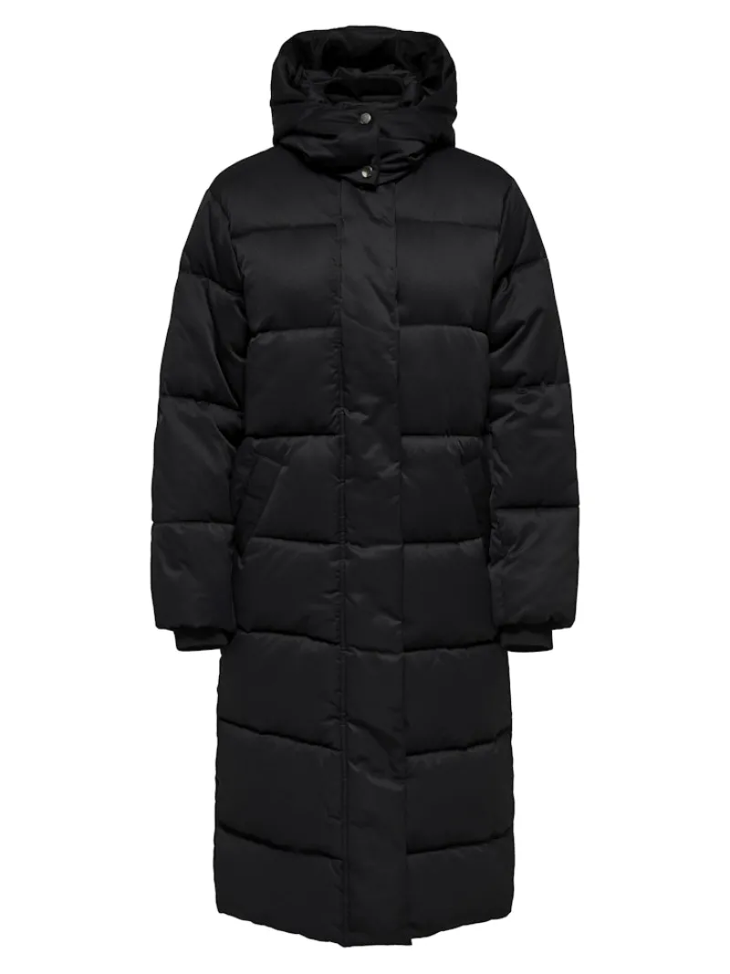 JDY Jacken*MAJA LONG PADDED JACKET OTW YFM NOOS Black