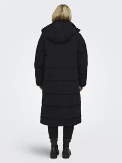 JDY Jacken*MAJA LONG PADDED JACKET OTW YFM NOOS Black