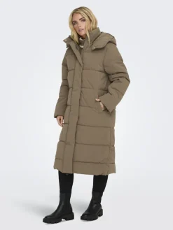 JDY Jacken*MAJA LONG PADDED JACKET OTW YFM NOOS shitake
