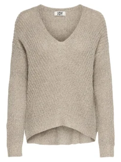 JDY Pullover & Sweatshirts*NEW MEGAN L/S PULLOVER KNT NOOS Cement