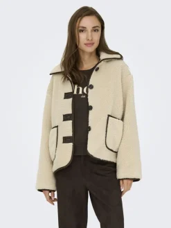 JDY Jacken*NOELLA LIFE TEDDY JACKET OTW NOOS Cement