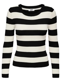 JDY Pullover & Sweatshirts*PLUM L/S O-NECK PULLOVER KNT NOOS Black