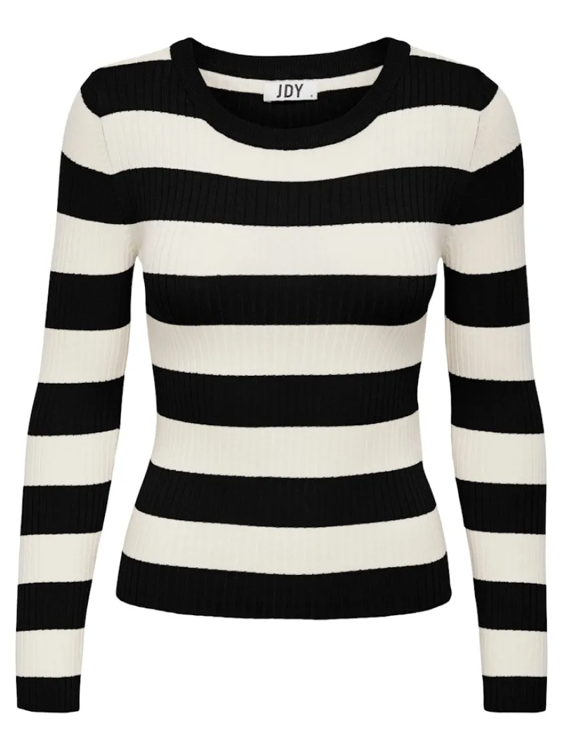 JDY Pullover & Sweatshirts*PLUM L/S O-NECK PULLOVER KNT NOOS Black