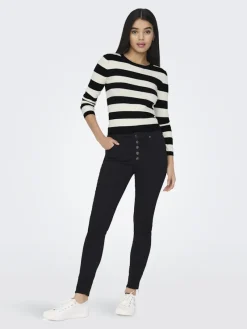 JDY Pullover & Sweatshirts*PLUM L/S O-NECK PULLOVER KNT NOOS Black