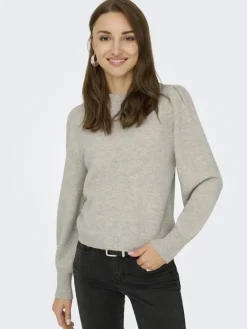 JDY Pullover & Sweatshirts*RUE LIFE L/S PULLOVER KNT NOOS Chateau Gray