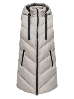 JDY Westen*SKYLAR LIFE HOOD WAISTCOAT OTW NOOS Chateau Gray