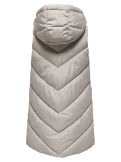 JDY Westen*SKYLAR LIFE HOOD WAISTCOAT OTW NOOS Chateau Gray