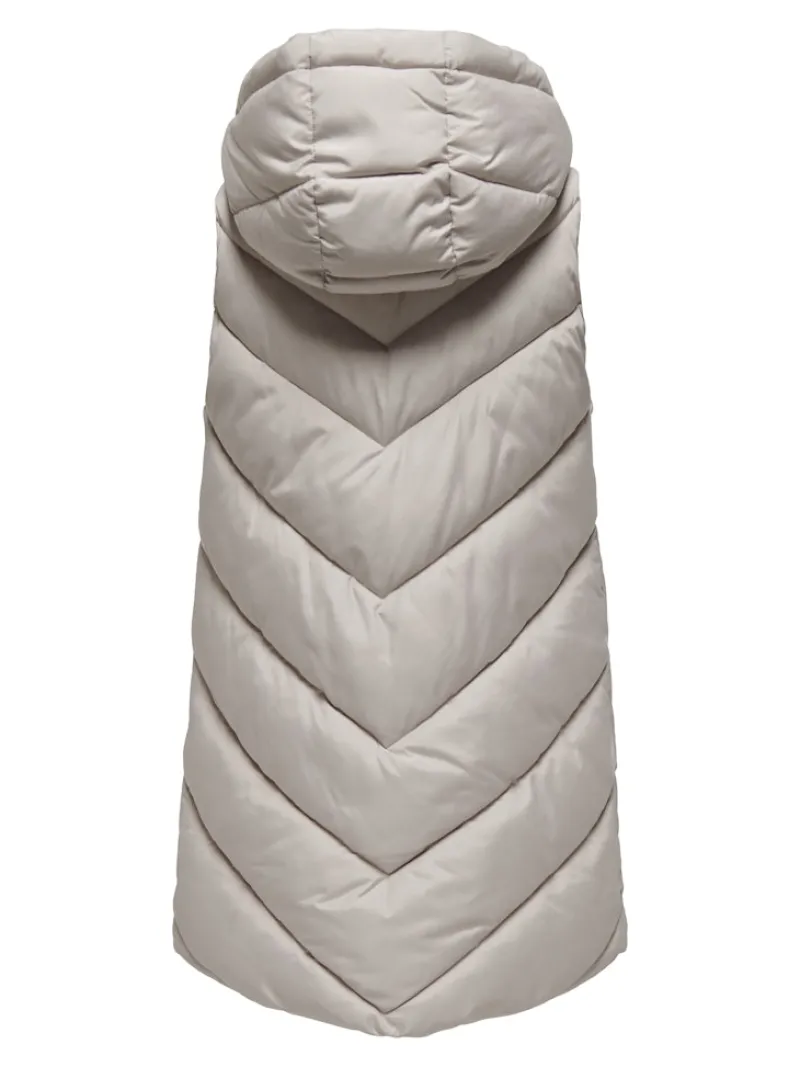 JDY Westen*SKYLAR LIFE HOOD WAISTCOAT OTW NOOS Chateau Gray