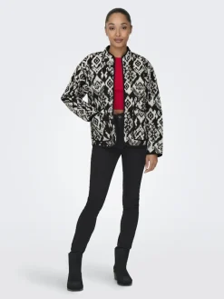 JDY Jacken*TIGER L/S BOMBER WVN Black