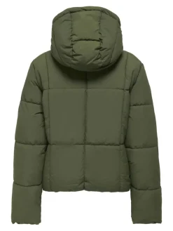 JDY Jacken*WONDER SHORT HOOD PUFFER OTW SIJ Ivy Green