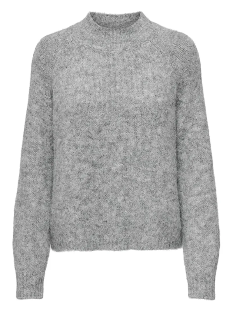 JDY Pullover & Sweatshirts*ZOEY LIFE L/S HN RAGLAN PUL KNT NOOS Light Grey Melange