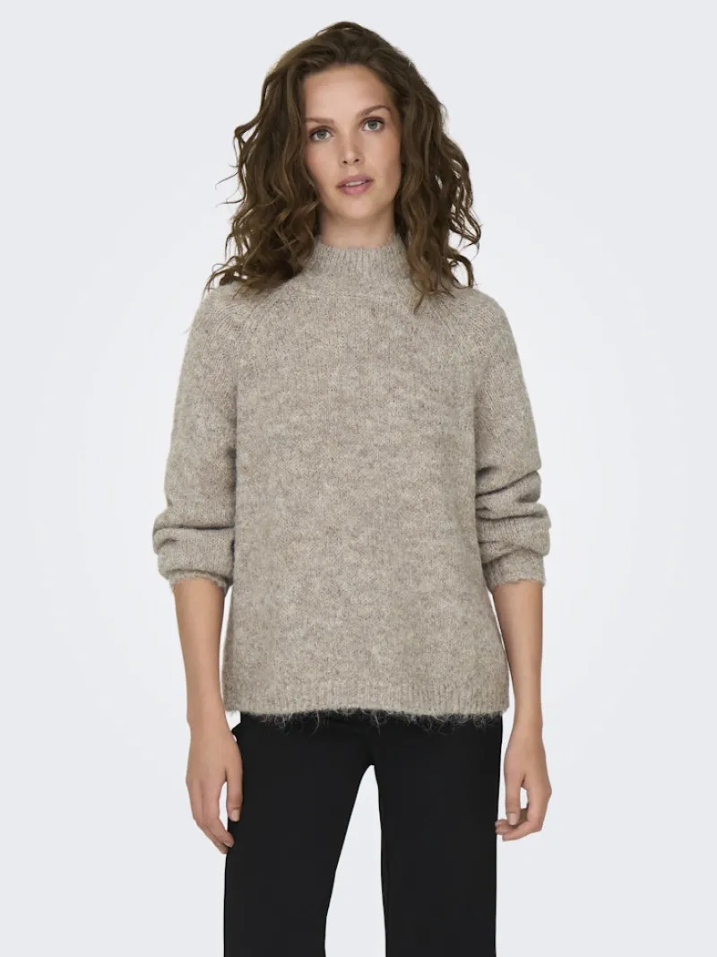 JDY Pullover & Sweatshirts*ZOEY LIFE L/S HN RAGLAN PUL KNT NOOS Chateau Gray