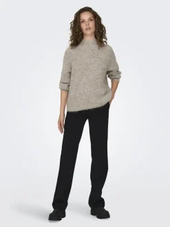 JDY Pullover & Sweatshirts*ZOEY LIFE L/S HN RAGLAN PUL KNT NOOS Chateau Gray
