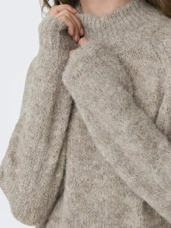 JDY Pullover & Sweatshirts*ZOEY LIFE L/S HN RAGLAN PUL KNT NOOS Chateau Gray