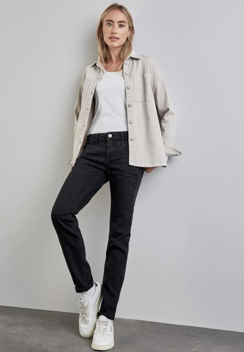 Street One Jeans*Jeans Casual Fit deep black wash