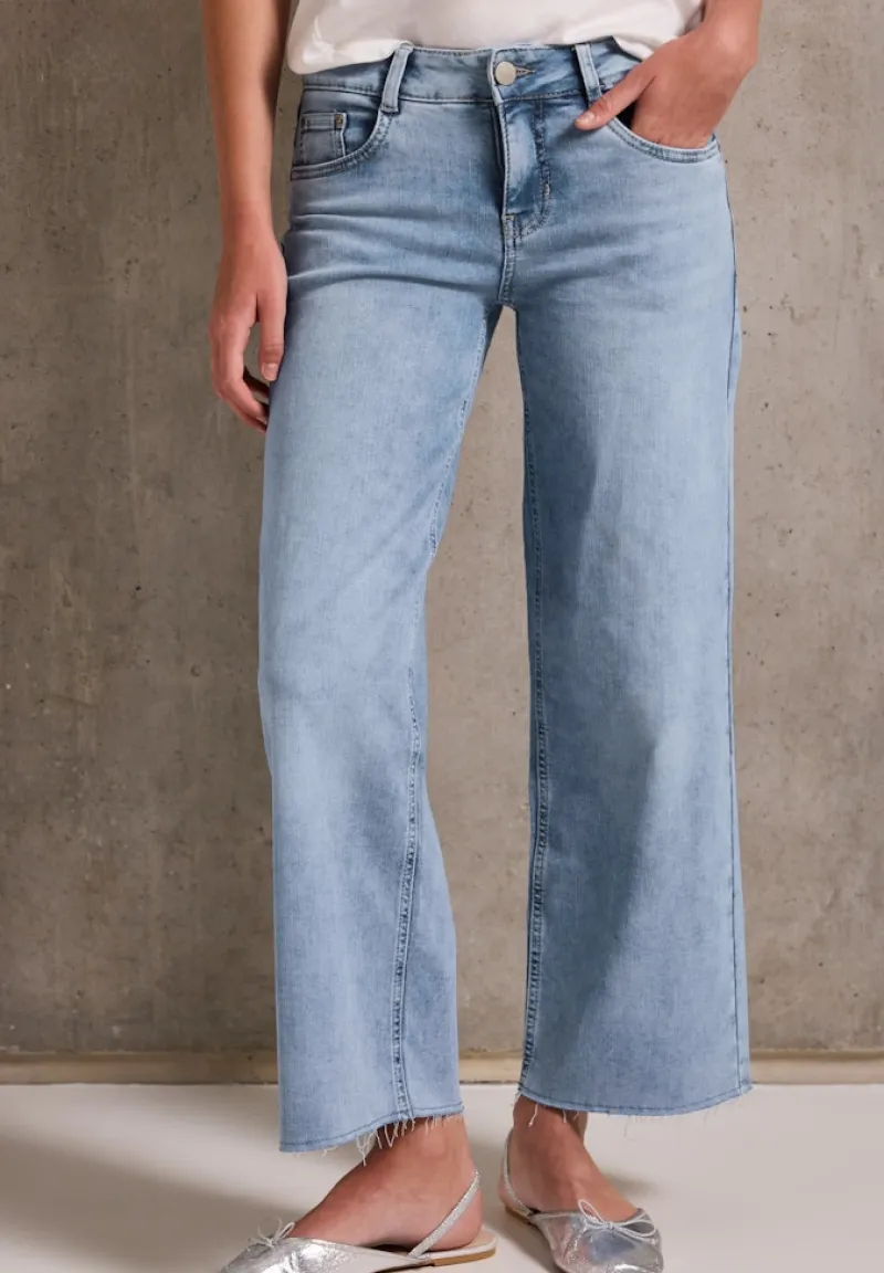 STREET ONE STUDIO Jeans*Jeans Culotte light blue wash