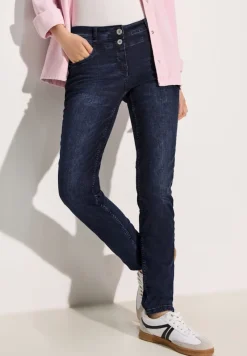 Cecil Jeans*Jeans im Casual Fit blue black used wash