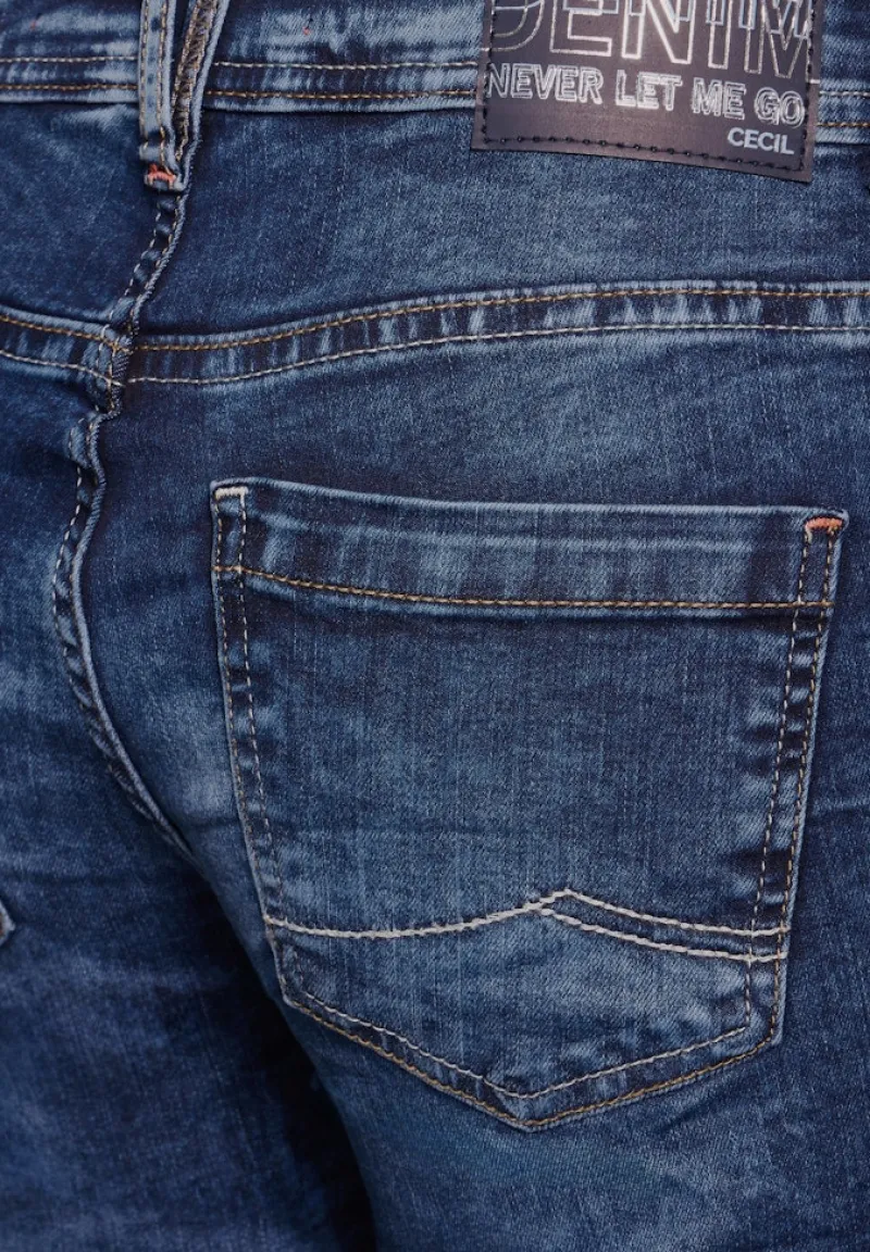 Cecil Jeans*Jeans im Casual Fit mid blue wash