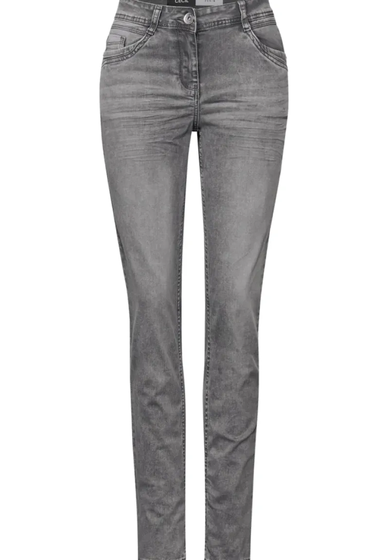 Cecil Jeans*Jeans im Casual Fit mid grey random wash