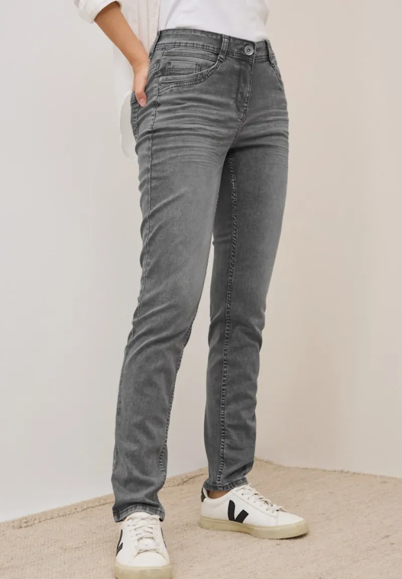 Cecil Jeans*Jeans im Casual Fit mid grey random wash