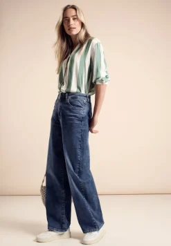 Street One Jeans*Jeans im Loose Fit dark blue washed