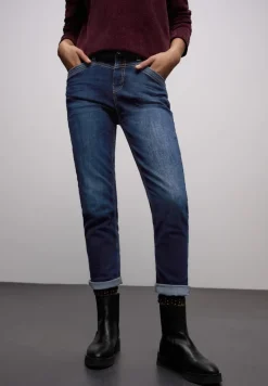 Street One Jeans*Jeans im Loose Fit dark indigo soft washed