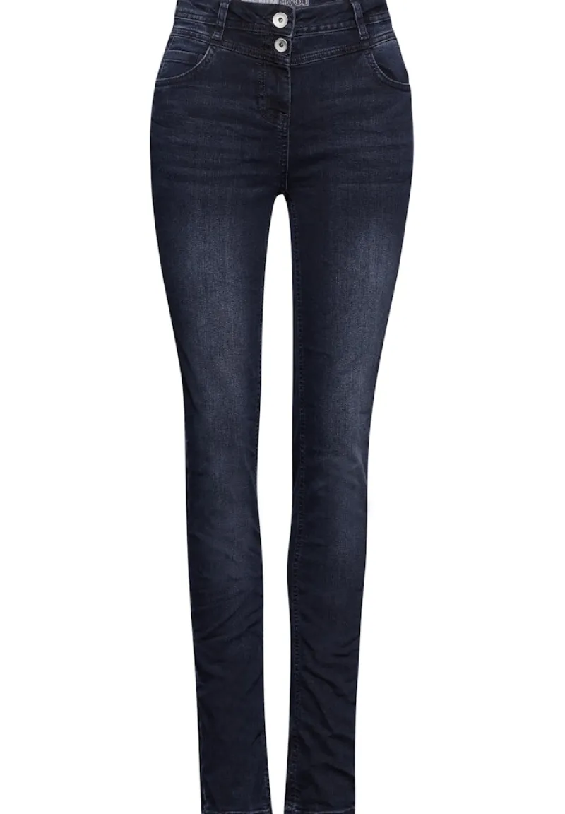 Cecil Jeans*Jeans im Slim Fit blue black used wash