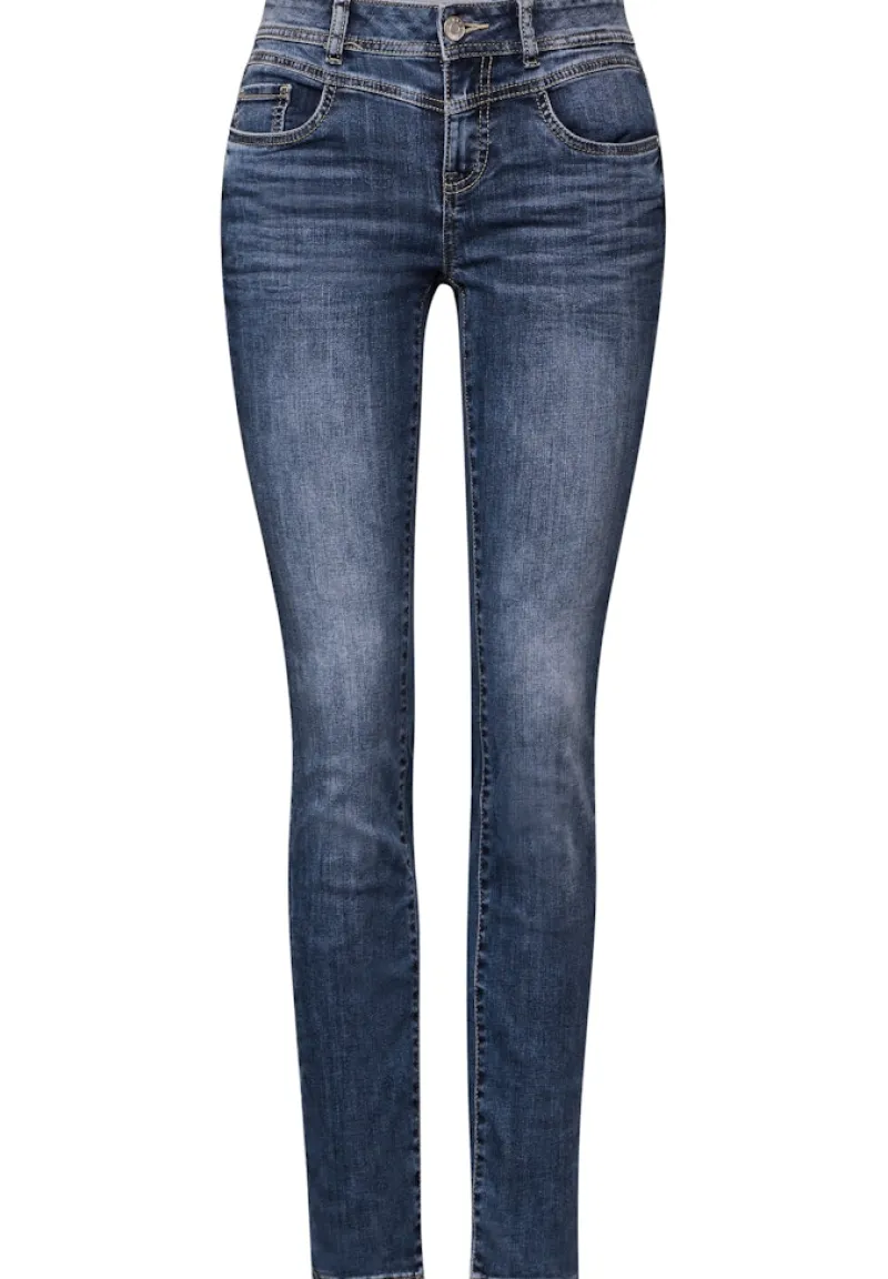 Street One Jeans*Jeans im Slim Fit mid blue wash