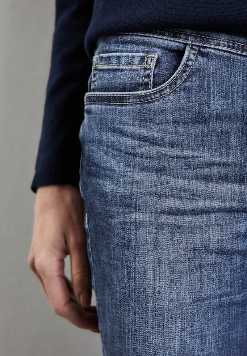 Street One Jeans*Jeans im Slim Fit mid blue wash