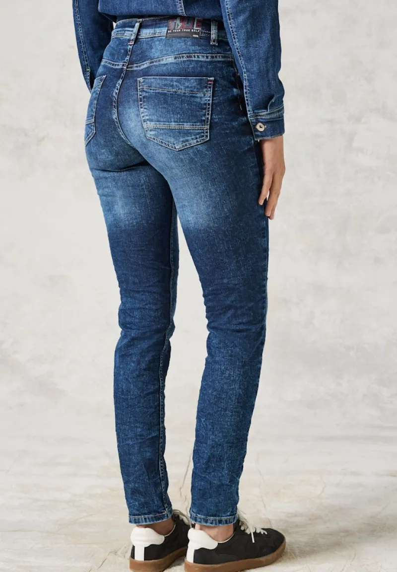 Cecil Jeans*Jeans im Slim Fit mid blue wash