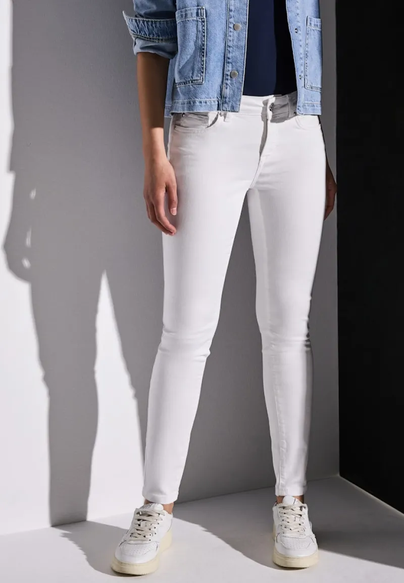 Street One Jeans*Jeans im Slim Fit optic white washed