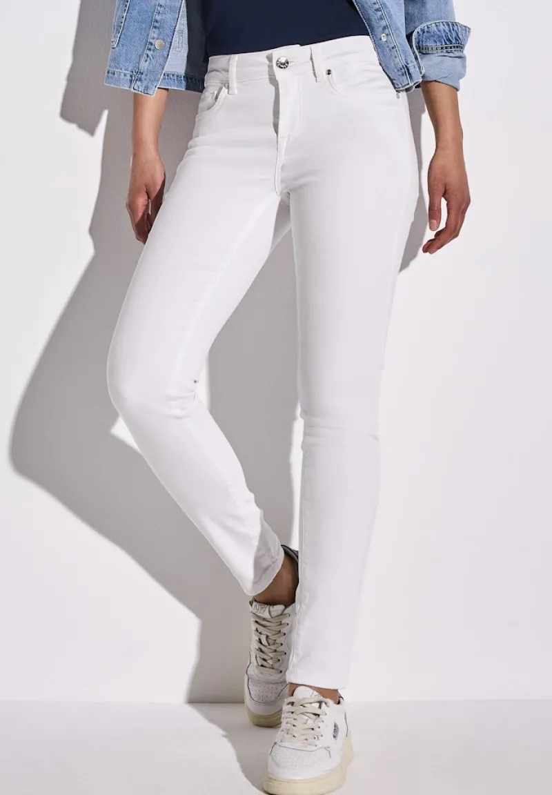 Street One Jeans*Jeans im Slim Fit optic white washed