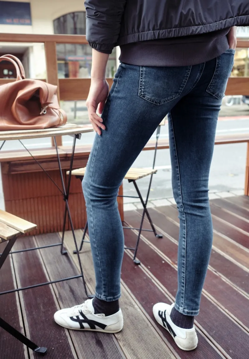 STREET ONE STUDIO Jeans*Jeans mit Destroyed Details dark blue authentic wash