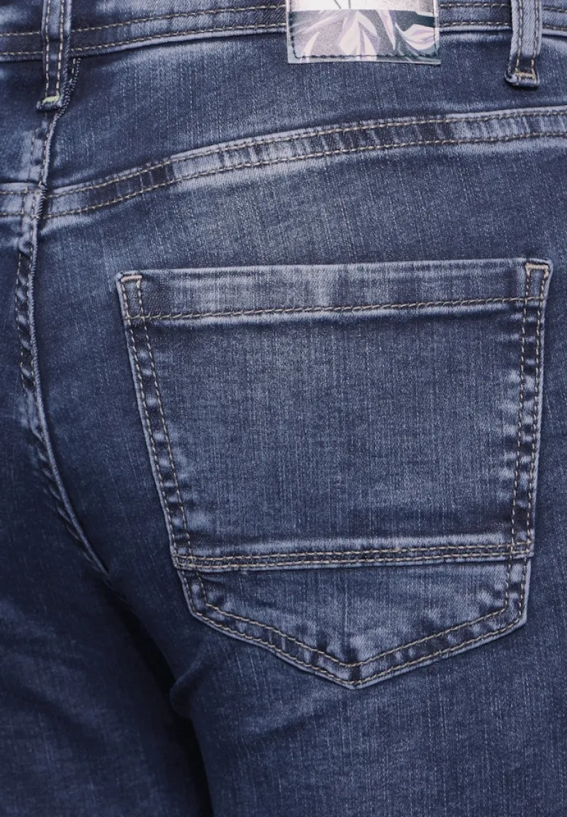 Cecil Shorts*Jeans Slim Fit mid blue wash