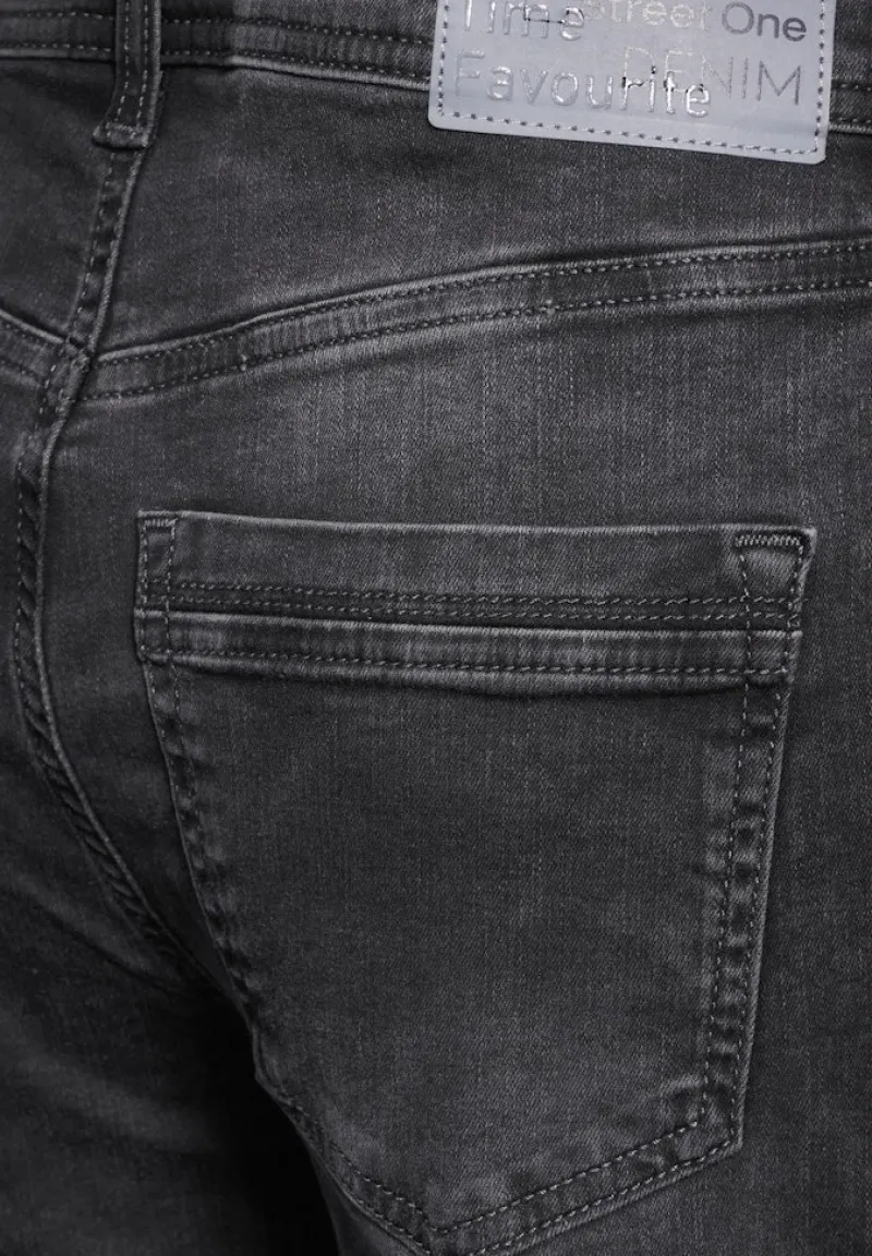 Street One Jeans*Jeans Straight Leg authentic grey wash