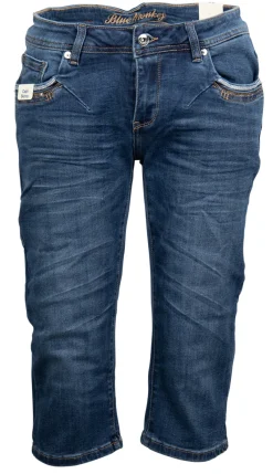 Blue Monkey Shorts*Jeansbermudas Honey 11010 Blau