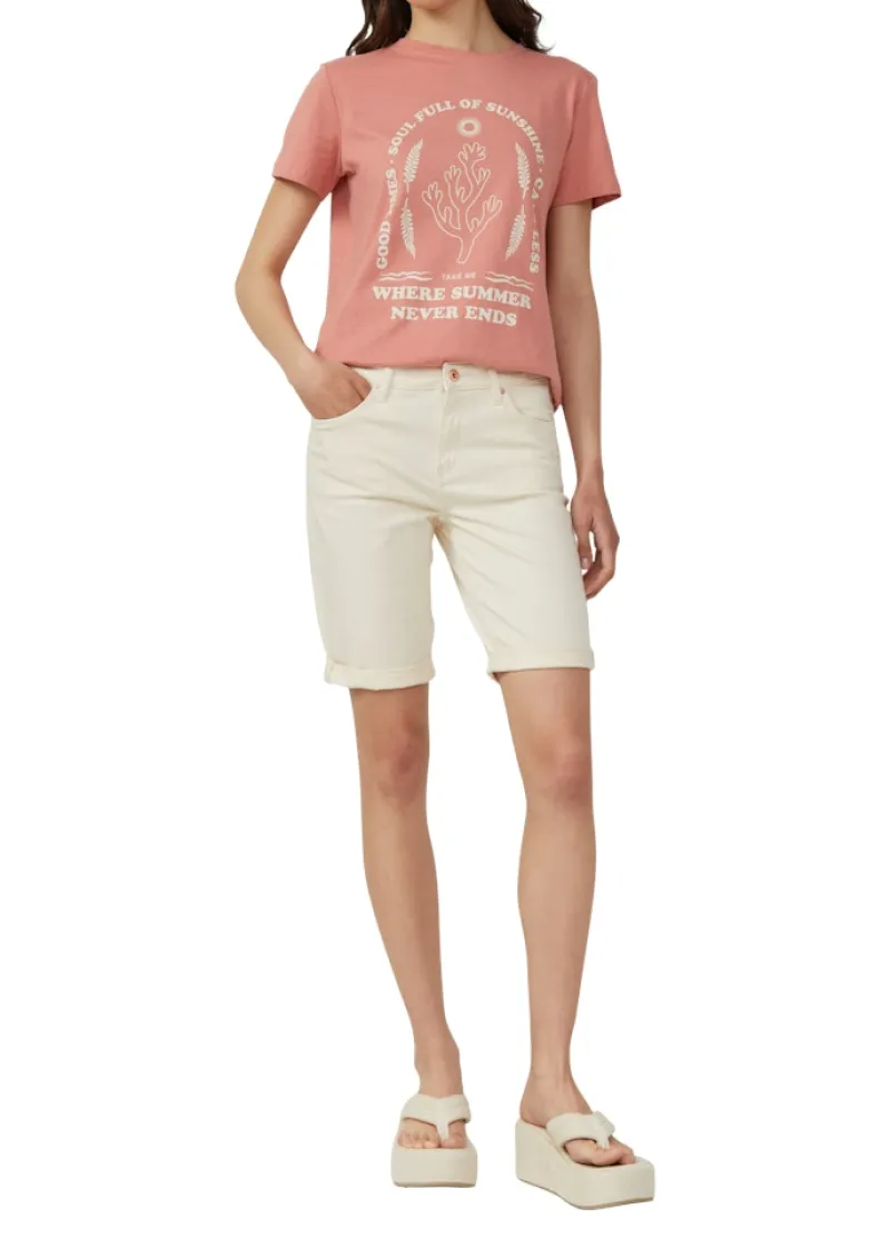 QS Shorts*Jeans-Hose Beige