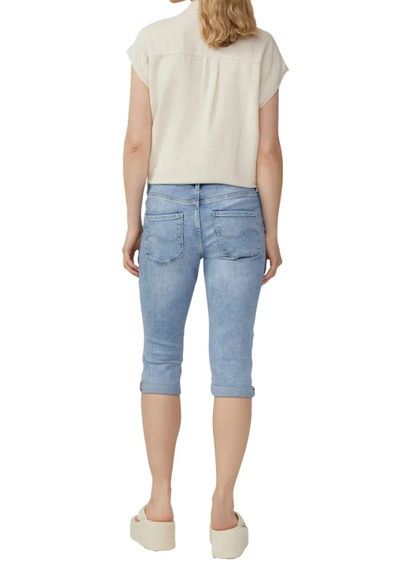QS Shorts*Jeans-Hose Blau