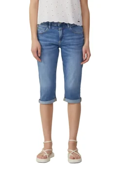 QS Shorts*Jeans-Hose blau1