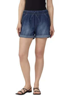 QS Shorts*Jeans-Hose Blau