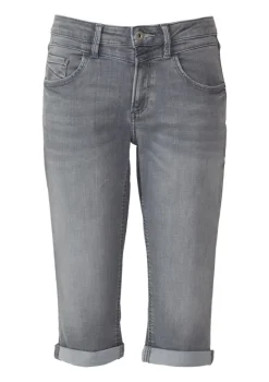 QS Shorts*Jeans-Hose Grau