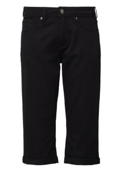 QS Shorts*Jeans-Hose Schwarz