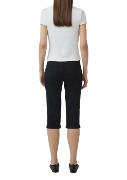 QS Shorts*Jeans-Hose Schwarz