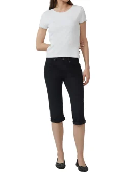 QS Shorts*Jeans-Hose Schwarz