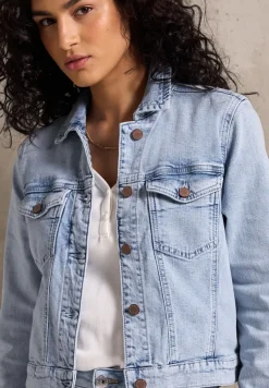 STREET ONE STUDIO Jacken*Jeansjacke im Bleached-Look ultrableached wash