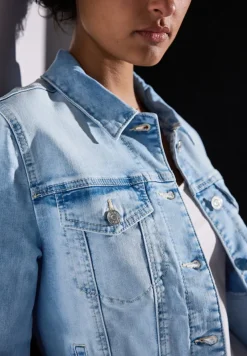 Street One Jacken*Jeansjacke im Bleached-Look ultra bleached wash