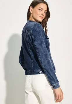 Cecil Jacken*Jeansjacke mid blue wash