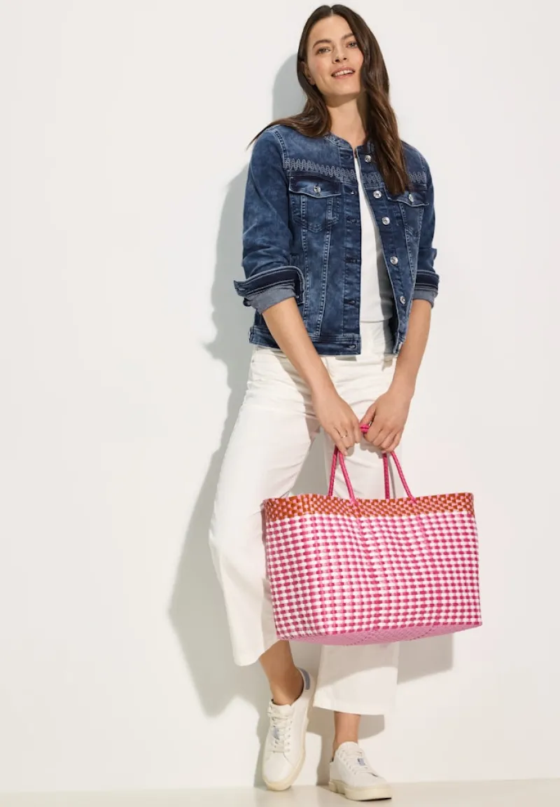 Cecil Jacken*Jeansjacke mid blue wash