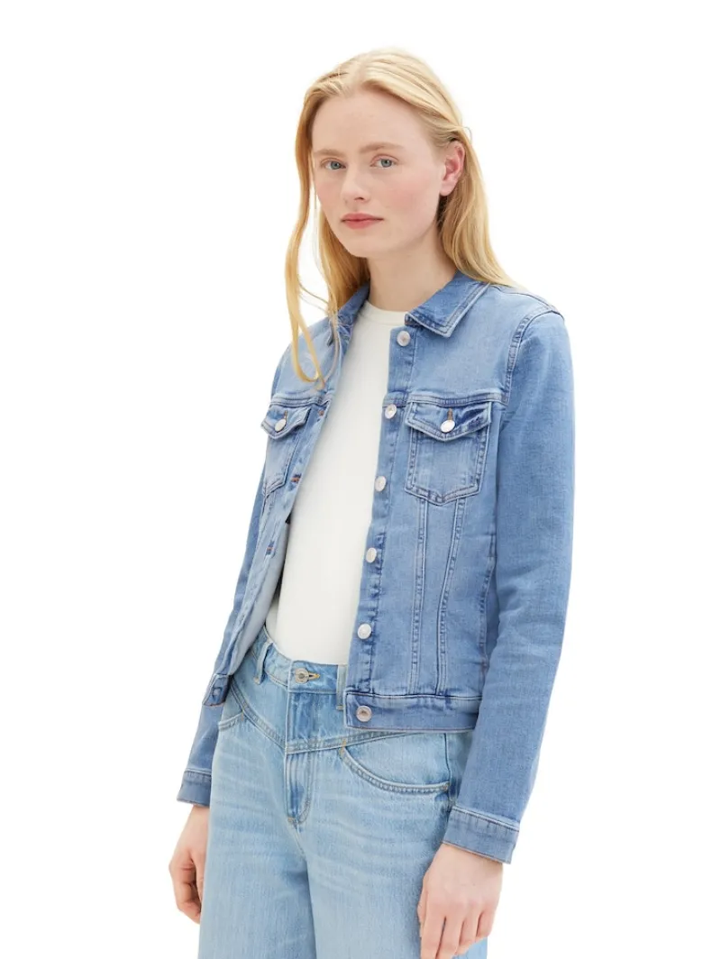 Tom Tailor Denim Jacken*Jeansjacke mit Bio-Baumwolle light stone blue denim