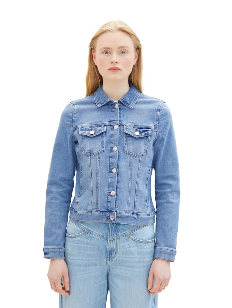 Tom Tailor Denim Jacken*Jeansjacke mit Bio-Baumwolle light stone blue denim